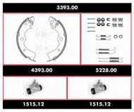 Комплект тормозов REMSA 3393.00
