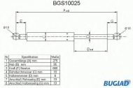 Газовая пружина BUGIAD BGS10025