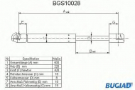 Газовая пружина BUGIAD BGS10028