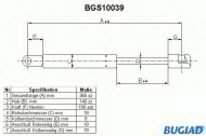 Газовая пружина BUGIAD BGS10039