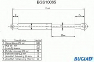 Газовая пружина BUGIAD BGS10065