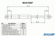 Газовая пружина BUGIAD BGS10067
