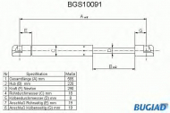 Газовая пружина BUGIAD BGS10091