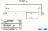 Газовая пружина BUGIAD BGS10141