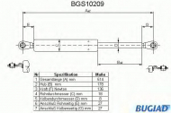 Газовая пружина BUGIAD BGS10209