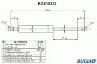 Газовая пружина BUGIAD BGS10232
