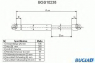 Газовая пружина BUGIAD BGS10238
