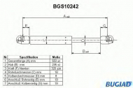 Газовая пружина BUGIAD BGS10242