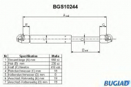 Газовая пружина BUGIAD BGS10244