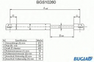 Газовая пружина BUGIAD BGS10260