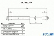 Газовая пружина BUGIAD BGS10280