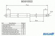 Газовая пружина BUGIAD BGS10322