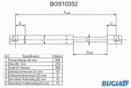 Газовая пружина BUGIAD BGS10332