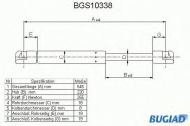 Газовая пружина BUGIAD BGS10338
