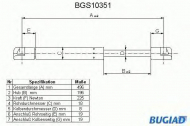 Газовая пружина BUGIAD BGS10351