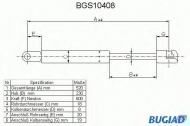 Газовая пружина BUGIAD BGS10408