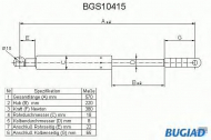 Газовая пружина BUGIAD BGS10415