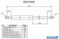 Газовая пружина BUGIAD BGS10442
