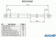 Газовая пружина BUGIAD BGS10448