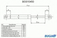 Газовая пружина BUGIAD BGS10450