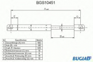 Газовая пружина BUGIAD BGS10451
