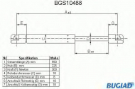 Газовая пружина BUGIAD BGS10488