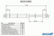 Газовая пружина BUGIAD BGS10493