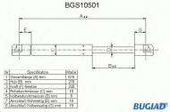 Газовая пружина BUGIAD BGS10501