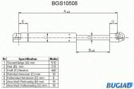 Газовая пружина BUGIAD BGS10508