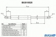 Газовая пружина BUGIAD BGS10525