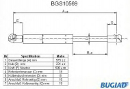 Газовая пружина BUGIAD BGS10569