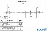 Газовая пружина BUGIAD BGS10085