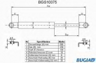 Газовая пружина BUGIAD BGS10375