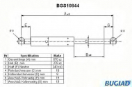 Газовая пружина BUGIAD BGS10844