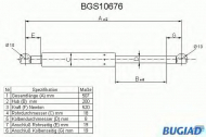Газовая пружина BUGIAD BGS10676