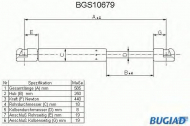 Газовая пружина BUGIAD BGS10679