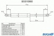 Газовая пружина BUGIAD BGS10680