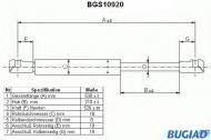 Газовая пружина BUGIAD BGS10920