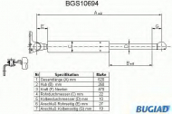 Газовая пружина BUGIAD BGS10694