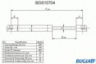 Газовая пружина BUGIAD BGS10704