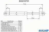 Газовая пружина BUGIAD BGS10731