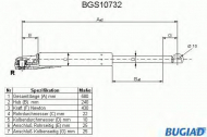 Газовая пружина BUGIAD BGS10732