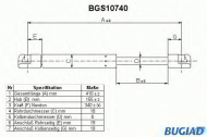 Газовая пружина BUGIAD BGS10740