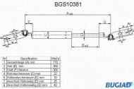 Газовая пружина BUGIAD BGS10381