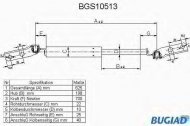 Газовая пружина BUGIAD BGS10513