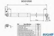 Газовая пружина BUGIAD BGS10595