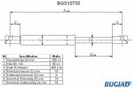 Газовая пружина BUGIAD BGS10755