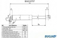Газовая пружина BUGIAD BGS10757