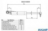 Газовая пружина BUGIAD BGS10609