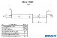 Газовая пружина BUGIAD BGS10369